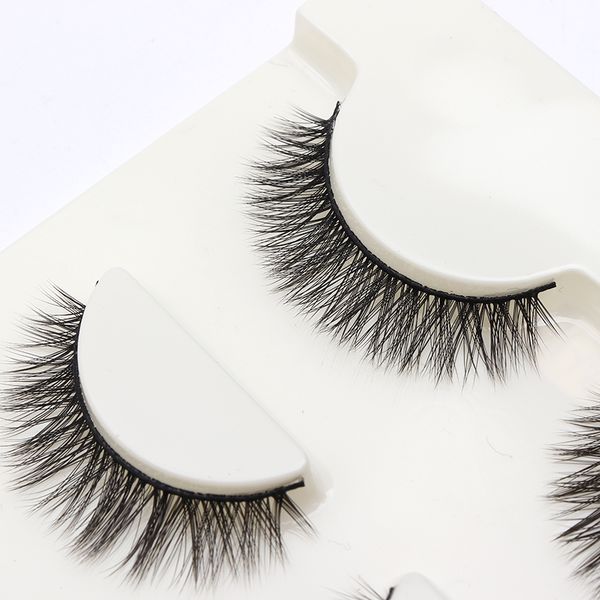 new 15mm 3 pairs of fake mink eyelashes boxed naturally stretching beauty thickening handmade reusable eyelash makeup tool
new 15mm 3 pairs of fake mink eyelashes boxed naturally stretching beauty thickening handmade reusable eyelash makeup tool