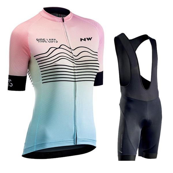 northwave summer women cycling jersey 2020 short sleeve set breathable bib shorts bicycle clothes nw 19d gel pad clothing, Black;blue
northwave summer women cycling jersey 2020 short sleeve set breathable bib shorts bicycle clothes nw 19d gel pad clothing, Black;blue
