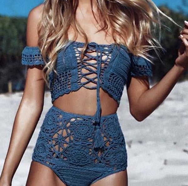 women's summer bikini one word shoulder high waist split cut-out bathing suit two pieces yh19070508
women's summer bikini one word shoulder high waist split cut-out bathing suit two pieces yh19070508