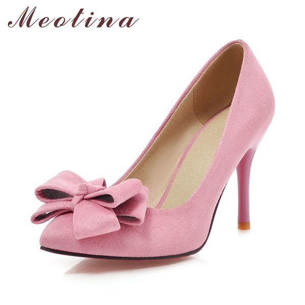 meotina latest shoes women pumps spring pointed toe basic party thin high heels bow ladies shoes pink black large size 9 43
meotina latest shoes women pumps spring pointed toe basic party thin high heels bow ladies shoes pink black large size 9 43