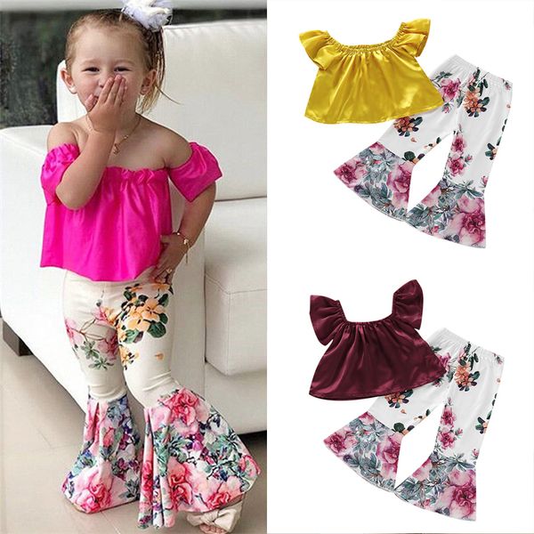 kids clothes 3 colors princess children clothing set off shoulder +floral pants leggings 2pcs kids designer clothes girls jy310, White
kids clothes 3 colors princess children clothing set off shoulder +floral pants leggings 2pcs kids designer clothes girls jy310, White