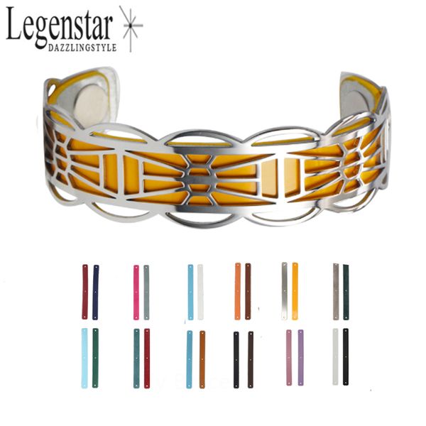 legenstar ruffles cuff stainless steel bracelets&bangles femme interchangeable 24pcs leather bracelets for women jewelry 2019, Black
legenstar ruffles cuff stainless steel bracelets&bangles femme interchangeable 24pcs leather bracelets for women jewelry 2019, Black