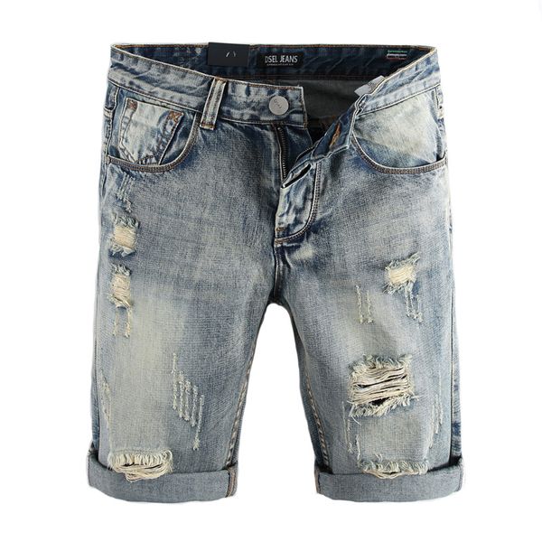 retro designer summer fashion men short jeans streetwear destroyed denim shorts men ripped jeans homme hip hop casual shorts, Blue
retro designer summer fashion men short jeans streetwear destroyed denim shorts men ripped jeans homme hip hop casual shorts, Blue