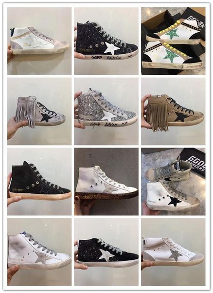 Italy brand golden old tyle de igner neaker luxury genuine leather men women ca ual hoe goo e trainer francy tar deluxe brand
Italy brand golden old tyle de igner neaker luxury genuine leather men women ca ual hoe goo e trainer francy tar deluxe brand