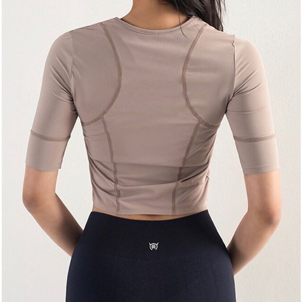 zhangyunuo seamless yoga half sleeve shirts five-point sleeves five colors fitness workout women solid gym active sports, White;red
zhangyunuo seamless yoga half sleeve shirts five-point sleeves five colors fitness workout women solid gym active sports, White;red