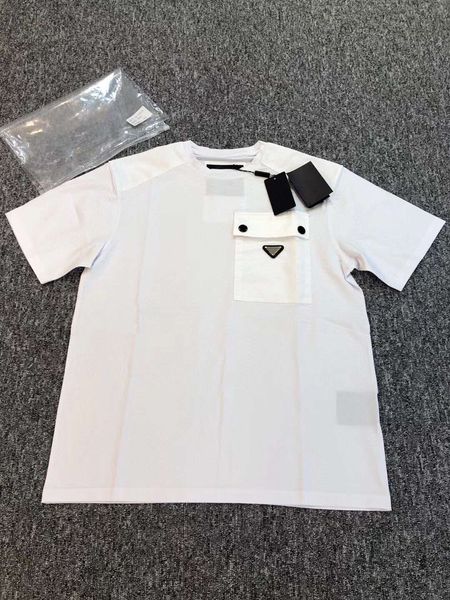 20ss new round neck half sleeve short sleeve triangle logo t-shirt fashion mens t shirts women clothes casual cotton tee zdl0517, Black;brown
20ss new round neck half sleeve short sleeve triangle logo t-shirt fashion mens t shirts women clothes casual cotton tee zdl0517, Black;brown