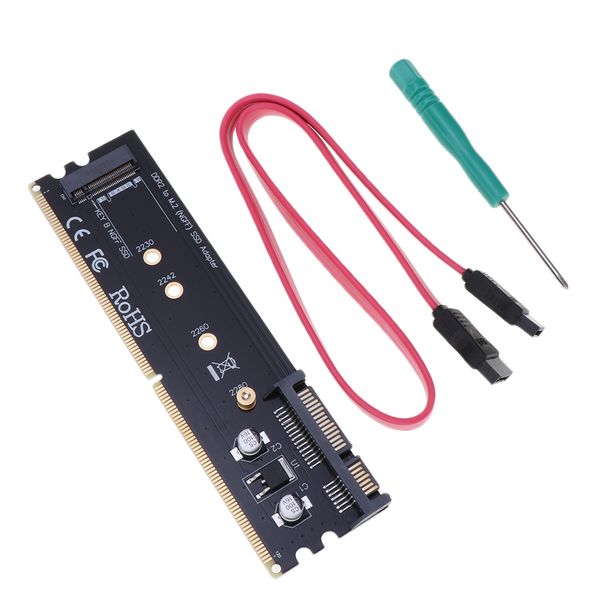 ddr2 to sata m.2 ngff ssd adapter converter card, hard disk drive replacement converter expansion card with screwdriver cable screws
ddr2 to sata m.2 ngff ssd adapter converter card, hard disk drive replacement converter expansion card with screwdriver cable screws