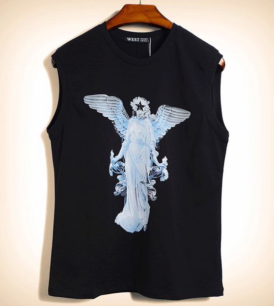 2020 summer men vest women angel printed cotton fitness designer t-shirt sports hop men luxury hip vest s-xxl size t-shirt pnuuh, Black
2020 summer men vest women angel printed cotton fitness designer t-shirt sports hop men luxury hip vest s-xxl size t-shirt pnuuh, Black