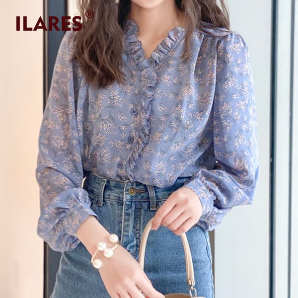 ilares blouse women summer plus size shirt vintage flowers chiffon shirts 2020 women blouses clothes long sleeve woman top, White
ilares blouse women summer plus size shirt vintage flowers chiffon shirts 2020 women blouses clothes long sleeve woman top, White