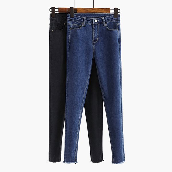 spring autumn women skinny mid waist jeans woman blue cowboy denim pencil pants stretch black pants
spring autumn women skinny mid waist jeans woman blue cowboy denim pencil pants stretch black pants