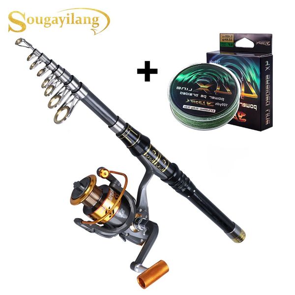 sougayilang portable 1.5-3.0mfishing rod and 12bb fishing reel wheel travel fishing rod spinning combo
sougayilang portable 1.5-3.0mfishing rod and 12bb fishing reel wheel travel fishing rod spinning combo
