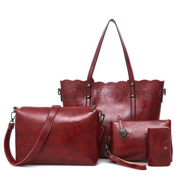 ljl composite bag set hollow out totes women handbags women's messenger bags(red wine
ljl composite bag set hollow out totes women handbags women's messenger bags(red wine