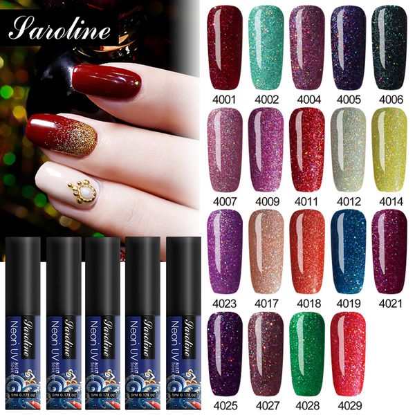 saroline 19 colors 5ml neon uv gel polish enamel semi permanent glitter gel lucky varnish base and lamp for nail, Red;pink
saroline 19 colors 5ml neon uv gel polish enamel semi permanent glitter gel lucky varnish base and lamp for nail, Red;pink
