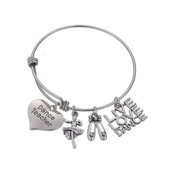 dance teacher dance teacher love lettering bracelet stainless steel circle hand decorate bracelet, Golden;silver
dance teacher dance teacher love lettering bracelet stainless steel circle hand decorate bracelet, Golden;silver