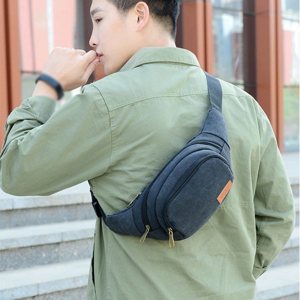 fashion women men fanny pack waist bag canvas wear outdoor sports pocket chest bag portable small bolsa cintura homem nerka
fashion women men fanny pack waist bag canvas wear outdoor sports pocket chest bag portable small bolsa cintura homem nerka