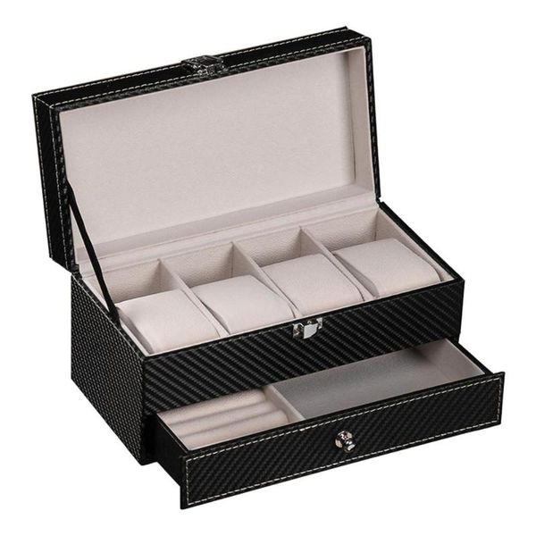 portable 10 slots watch box jewelry bracelet case artificial leather alloy composite board organizer rings display holder, Black;blue
portable 10 slots watch box jewelry bracelet case artificial leather alloy composite board organizer rings display holder, Black;blue