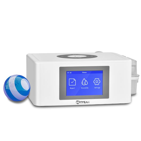 

moyeah travel mini bpap breathing machine portable auto bipap ventilator medical equipment with mask tube anti snore sleep apnea