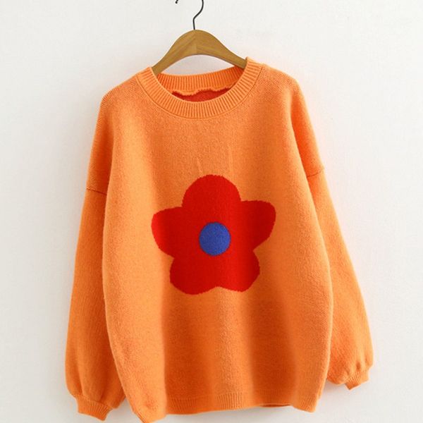preppy style sunflower sweaters women autumn winter sweet knitted pullovers loose harajuku warm jumper, White;black
preppy style sunflower sweaters women autumn winter sweet knitted pullovers loose harajuku warm jumper, White;black
