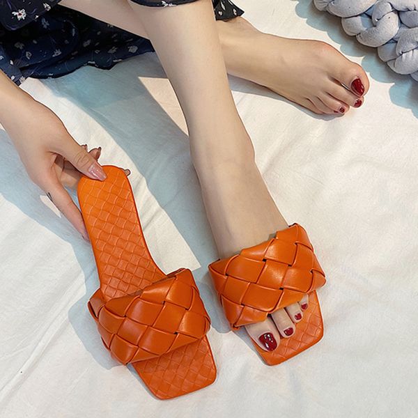 red leather weaving beach slippers women summer casual open toe flat heel sandals woman comfortable outdoor slides mujer, Black
red leather weaving beach slippers women summer casual open toe flat heel sandals woman comfortable outdoor slides mujer, Black