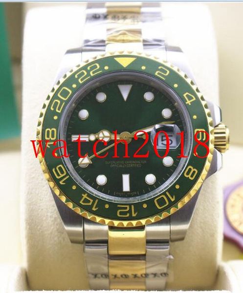Luxury Watch High Quality II Ceramic 116713 Black Green Two Tone Steel Gold Watch w/ Box Automatic Mens Watch Men's Wristwatch, Slivery;brown
Luxury Watch High Quality II Ceramic 116713 Black Green Two Tone Steel Gold Watch w/ Box Automatic Mens Watch Men's Wristwatch, Slivery;brown