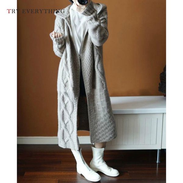 long cardigan women long sleeve sweater woman knitted jacket sweater woman winter 2019 autumn hooded causal cardigan for women, White
long cardigan women long sleeve sweater woman knitted jacket sweater woman winter 2019 autumn hooded causal cardigan for women, White