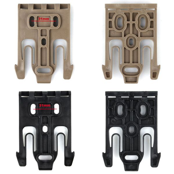 hunting molle locking system 35-ql19 0305 ql19 quick lock holster fork bk/de