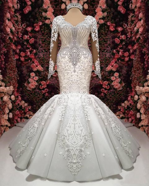 2020 mermaid wedding dresses heavy beading crystal middle east arabic lace appliqued bridal gowns bohemian plus size, White
2020 mermaid wedding dresses heavy beading crystal middle east arabic lace appliqued bridal gowns bohemian plus size, White