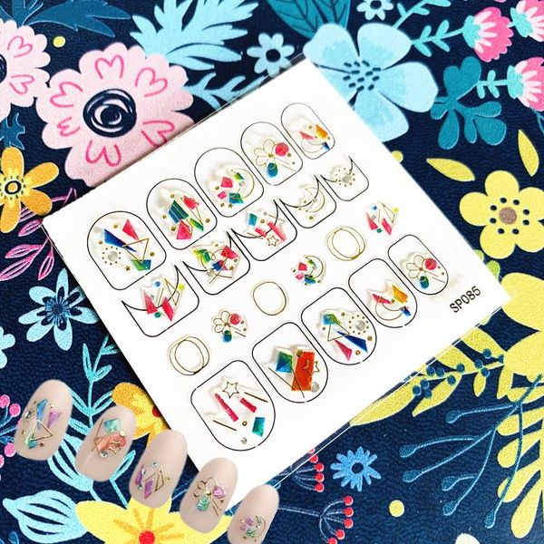 2020 sp series colorful laser nail sticker 3d nail sticker with adhesive exported to japan design rhinestone decorations, Black
2020 sp series colorful laser nail sticker 3d nail sticker with adhesive exported to japan design rhinestone decorations, Black