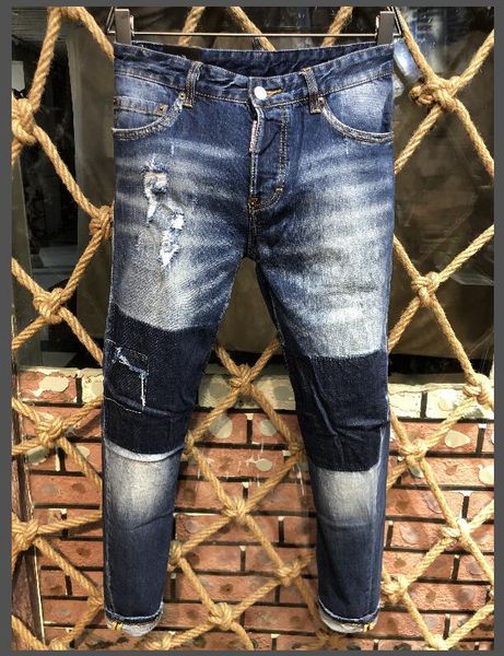 2019 new biker jeans style brand d men's denim jean embroidery tiger pants holes jeans zipper men pants trousers 44-54, Blue
2019 new biker jeans style brand d men's denim jean embroidery tiger pants holes jeans zipper men pants trousers 44-54, Blue