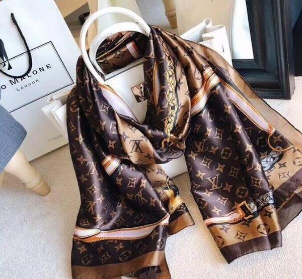spring silk scarf 2019 women letter shawl scarf louis vuitton fashion long neck ring christmas gift wholesale 180x90cm, Blue;gray
spring silk scarf 2019 women letter shawl scarf louis vuitton fashion long neck ring christmas gift wholesale 180x90cm, Blue;gray