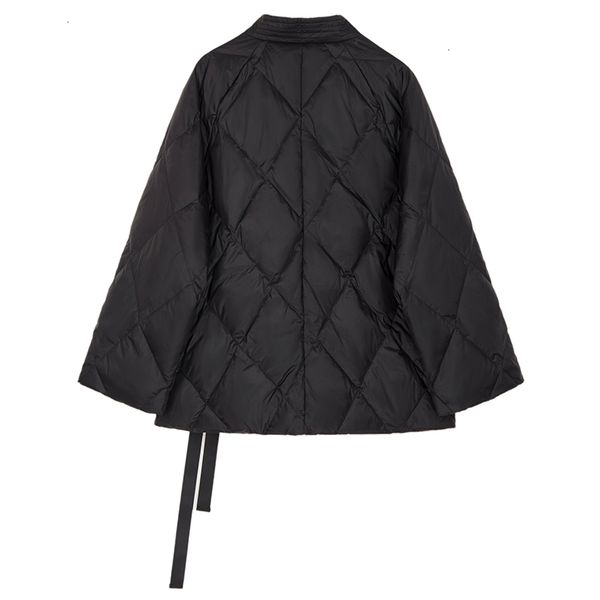 loose fit black bandage down jacket new v-collar long sleeve warm women parkas fashion tide autumn winter 2020
loose fit black bandage down jacket new v-collar long sleeve warm women parkas fashion tide autumn winter 2020