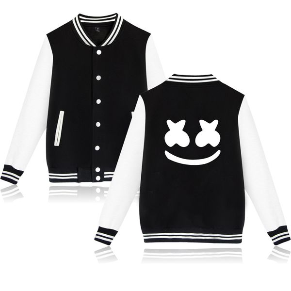 men s clothing marshmello baseball uniform dj skrille new winter casual coat baseball jackets coat cardigan lovers uniform casual clothing, Black
men s clothing marshmello baseball uniform dj skrille new winter casual coat baseball jackets coat cardigan lovers uniform casual clothing, Black