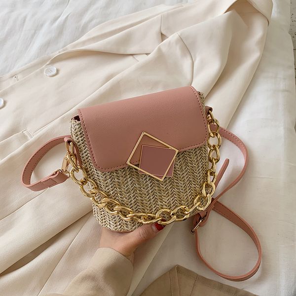 fantasy 2020 new square metal chain handbags for women straw weave shoulder crossbody bags female 4 colors travel vacation beach
fantasy 2020 new square metal chain handbags for women straw weave shoulder crossbody bags female 4 colors travel vacation beach
