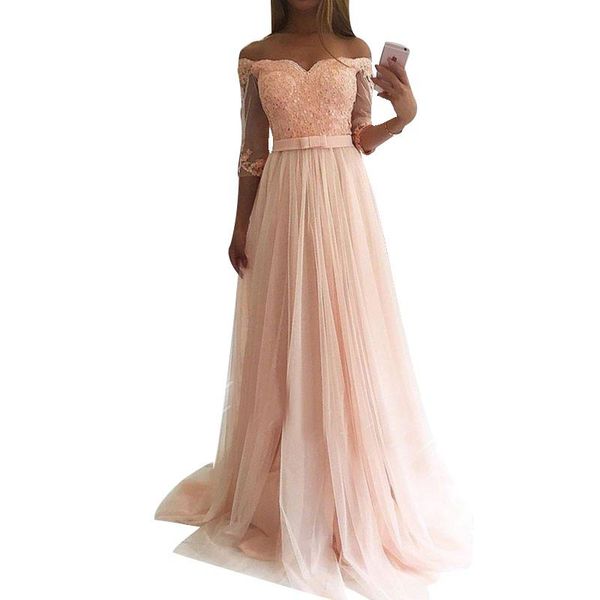 vestido de festa sweet pink lace sweetheart long evening dress bride party backless prom dresses, White;black
vestido de festa sweet pink lace sweetheart long evening dress bride party backless prom dresses, White;black