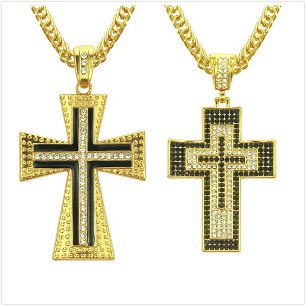 new fashion hip hop mens bling black diamond cross pendant necklace chain gold silver rapper birthday jewelry gifts for men & women for sale
new fashion hip hop mens bling black diamond cross pendant necklace chain gold silver rapper birthday jewelry gifts for men & women for sale