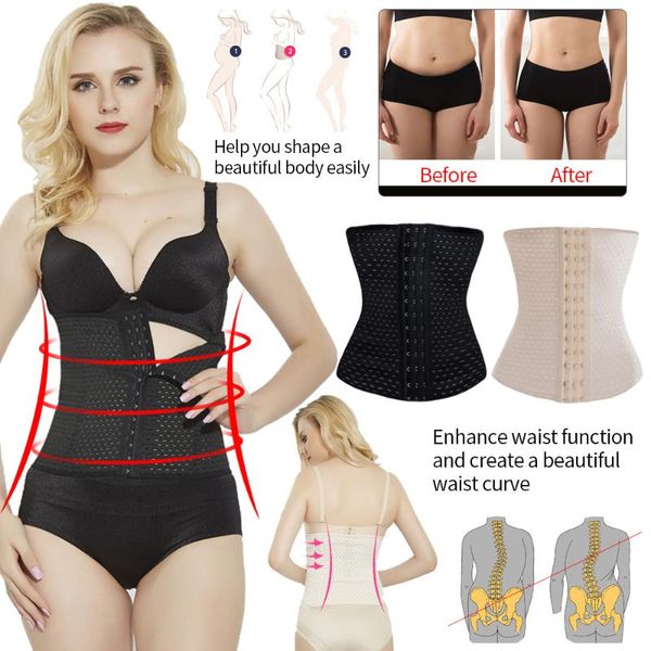 waist support women slimming shaper trainer training corset belt modeling strap steel boned postpartum band, Black;gray
waist support women slimming shaper trainer training corset belt modeling strap steel boned postpartum band, Black;gray