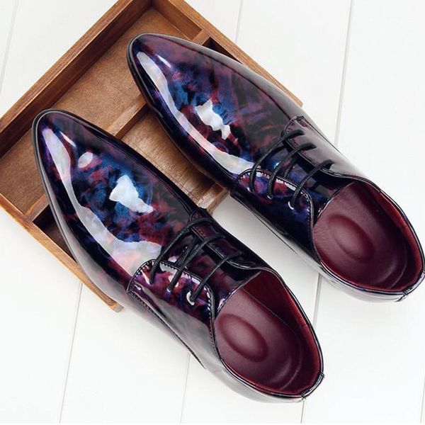 men dress shoes 2018 male business wedding shoes pu leather oxfords formal pointed toe floral pattern le-61, Black
men dress shoes 2018 male business wedding shoes pu leather oxfords formal pointed toe floral pattern le-61, Black