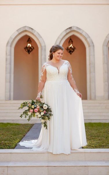 элегантные свадебные платья больших размеров 2019 robe de mariee с длинным рукавом свадебные платья из шифона кружева ручной работы платье н, White
элегантные свадебные платья больших размеров 2019 robe de mariee с длинным рукавом свадебные платья из шифона кружева ручной работы платье н, White