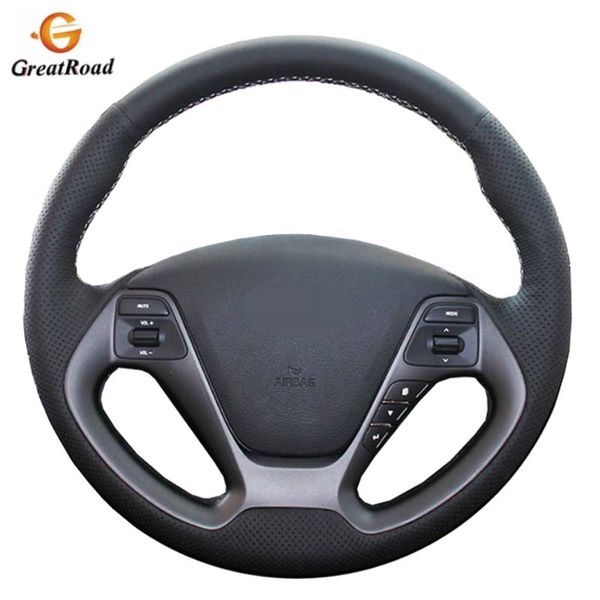 genuine leather car steering wheel cover for kia 2013 k2 rio 2015 2016 ceed cee'd 2012-2017 cerato 2013-2017 
genuine leather car steering wheel cover for kia 2013 k2 rio 2015 2016 ceed cee'd 2012-2017 cerato 2013-2017