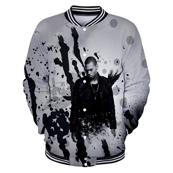 latest 3d rapper chris brown 3d jacket men/women 2019 harajuku young cool baseball jacket chris brown baseball wear, Black;brown
latest 3d rapper chris brown 3d jacket men/women 2019 harajuku young cool baseball jacket chris brown baseball wear, Black;brown