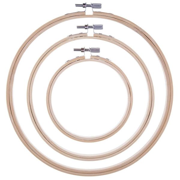 abkm 3 pieces embroidery hoops bamboo circle cross stitch hoop ring set for art craft handy sewing, 3 sizes, Black
abkm 3 pieces embroidery hoops bamboo circle cross stitch hoop ring set for art craft handy sewing, 3 sizes, Black