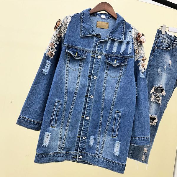 2018 autumn winter korean long embroidery 3d flower denim jacket women fashion sequin loose denim coat jean outerwear brand, Black;brown
2018 autumn winter korean long embroidery 3d flower denim jacket women fashion sequin loose denim coat jean outerwear brand, Black;brown