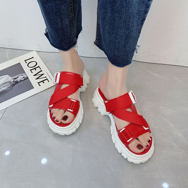 candy colors platform wedge slippers sandals women thick sole slippers with buckle summer fashion platform sandals women, Black
candy colors platform wedge slippers sandals women thick sole slippers with buckle summer fashion platform sandals women, Black