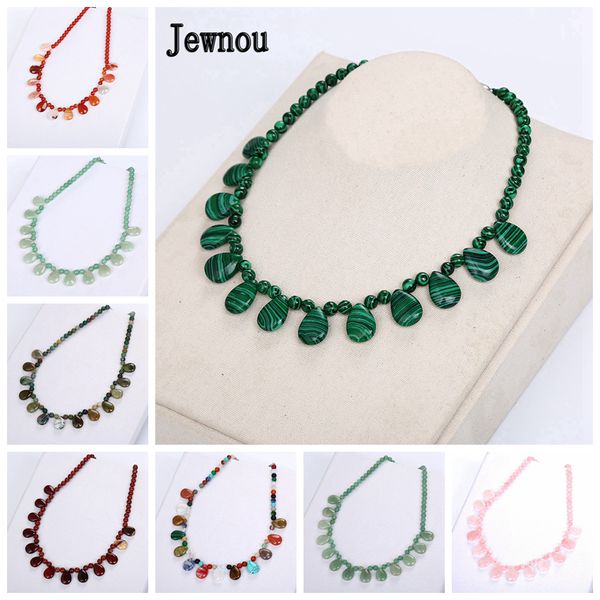 jewnou bib choker necklace malachite drip pendant statement crystal jewelry woman reiki natural stone simple accessories vintage, Silver
jewnou bib choker necklace malachite drip pendant statement crystal jewelry woman reiki natural stone simple accessories vintage, Silver
