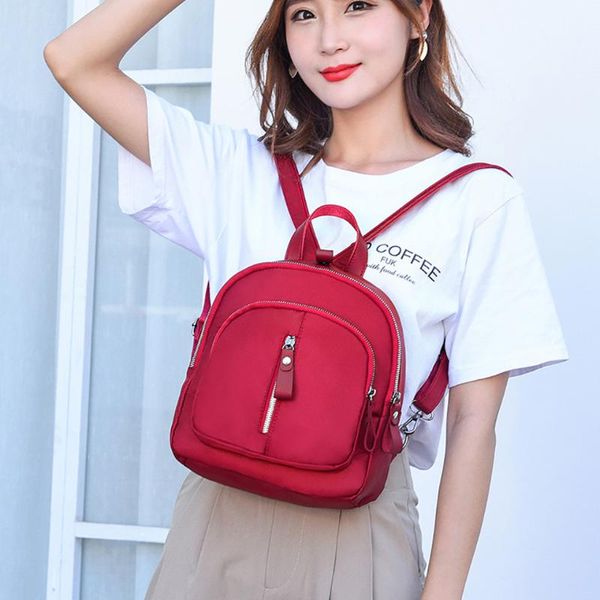 small backpack women's backpack oxford waterproof bag anti-theft shoulder bag tracel pack mini for woman mochila escolar
small backpack women's backpack oxford waterproof bag anti-theft shoulder bag tracel pack mini for woman mochila escolar
