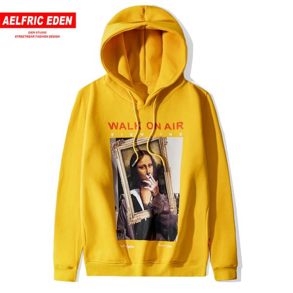 aelfric eden funny mona lisa smoking printed mens hoodies streetwear fashion pullover harajuku casual cotton hooded sweatshirts, Black
aelfric eden funny mona lisa smoking printed mens hoodies streetwear fashion pullover harajuku casual cotton hooded sweatshirts, Black