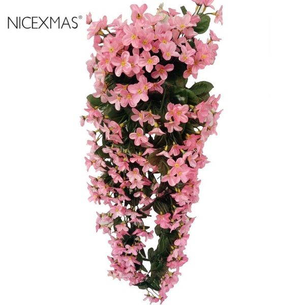 nicexmas new 4 petals artificial flower hanging flowers violet simulation vine wedding home decoration
nicexmas new 4 petals artificial flower hanging flowers violet simulation vine wedding home decoration