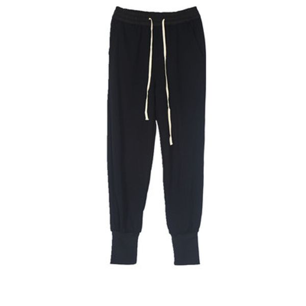 mens fashion high street long pants hip hop sell male pants solid casual drawstring clothing, Black
mens fashion high street long pants hip hop sell male pants solid casual drawstring clothing, Black
