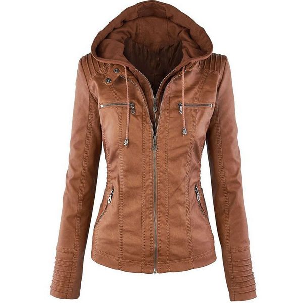 women casual jackets 2020 new arrival fashion solid color coats womens designer slim hip hop streerwear women casual motorcycle clothi, Black;brown
women casual jackets 2020 new arrival fashion solid color coats womens designer slim hip hop streerwear women casual motorcycle clothi, Black;brown