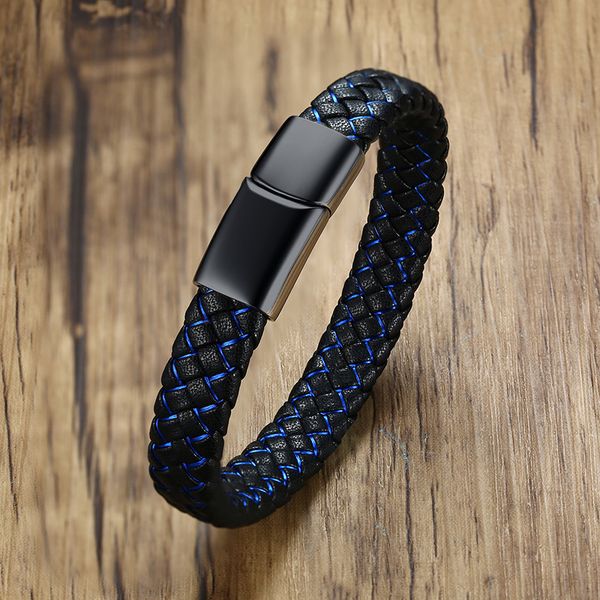 vnox braided leather bracelets for women men magnetic closure stainless steel bangle casual pulseira business jewelry, White
vnox braided leather bracelets for women men magnetic closure stainless steel bangle casual pulseira business jewelry, White